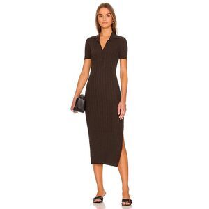 ✨HEARTLOOM Triniti Midi Brown Sz Large Dress in Galaxy✨